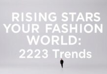 Moda Dünyasında Yükselen Yıldızlar: 2023 Trendleri Rising Stars in the Fashion World: 2023 Trends