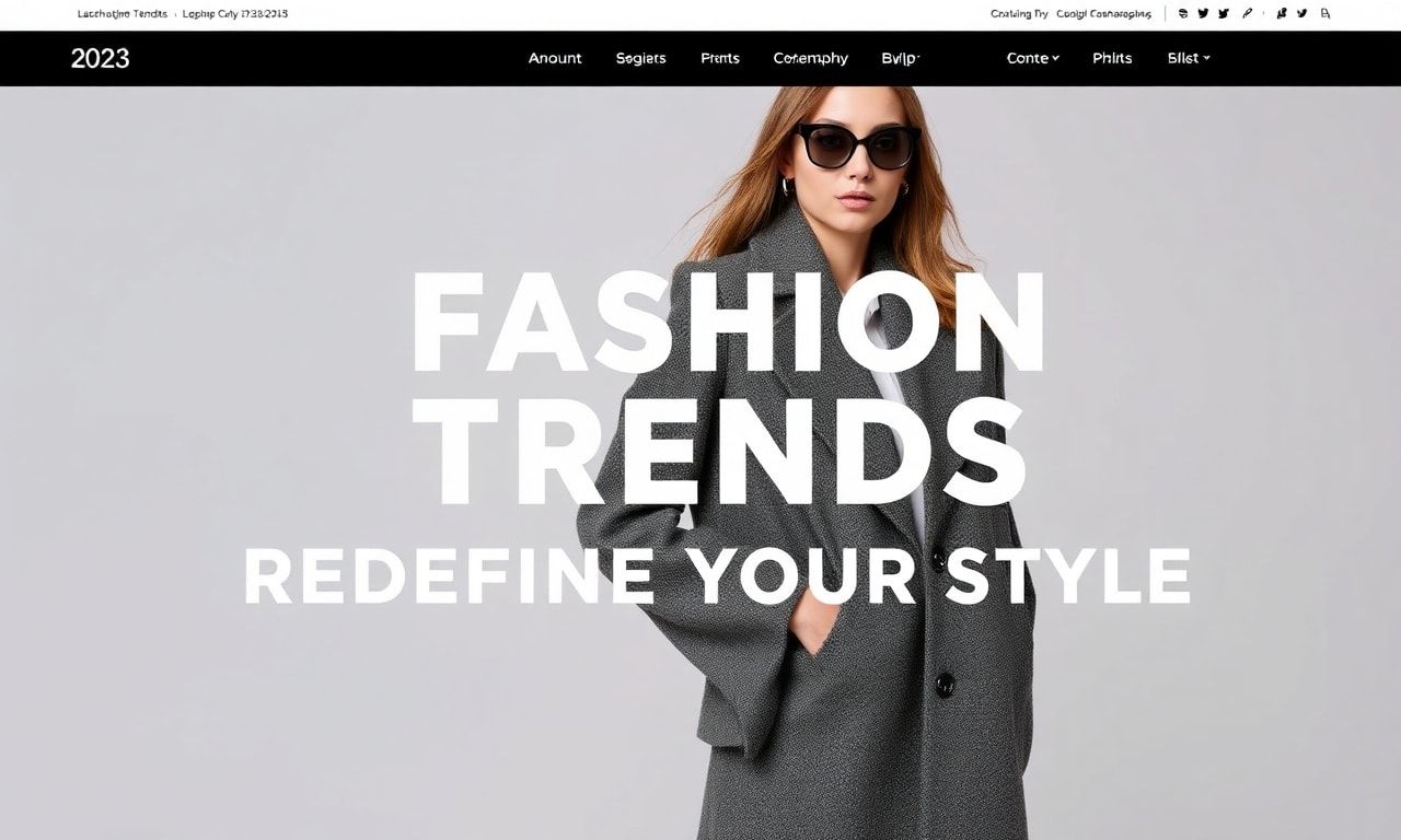 2023 Yılı Moda Trendleri: Stilinizi Yeniden Tanımlayın