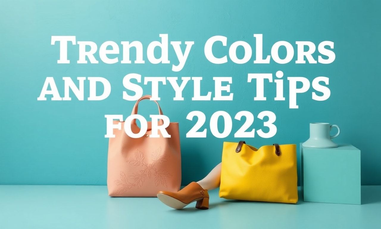 2023 Yazı İçin En Trendy Renkler ve Stil İpuçları