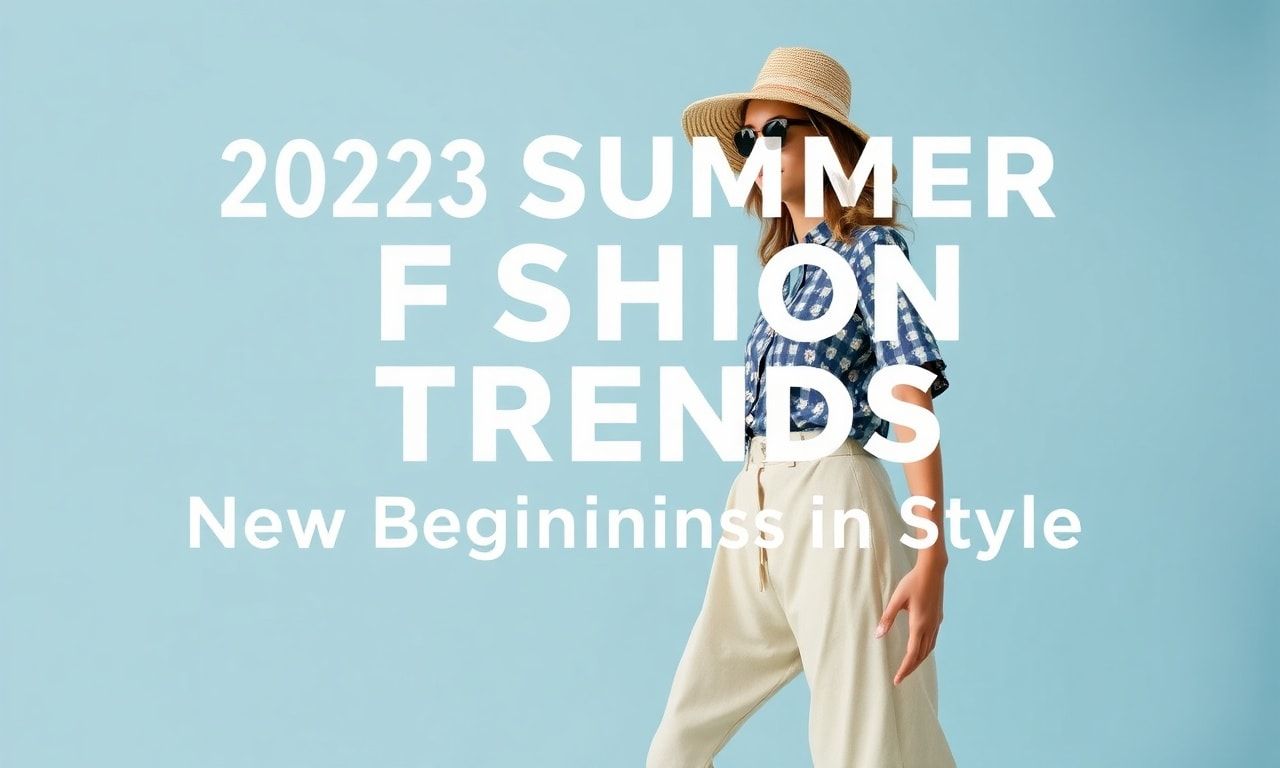 2023 Yaz Moda Trendleri: Stilde Yeni Başlangıçlar