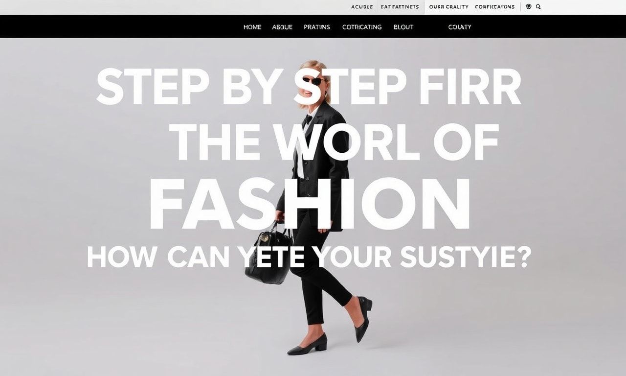 Moda Dünyasına Adım Adım: Stilinizi Nasıl Yükseltebilirsiniz