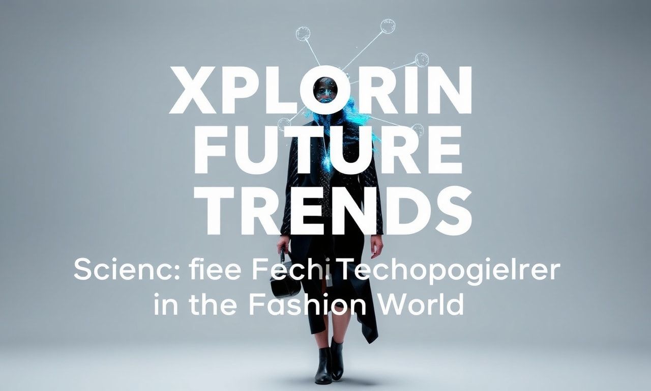 Moda Dünyasında Bilim ve Teknoloji: Gelecek Trendleri Keşfedin