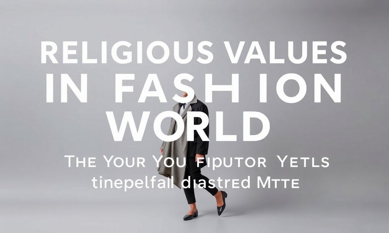 Moda Dünyasında Dini Değerler: Stilinizde Dininizi Yaşatın