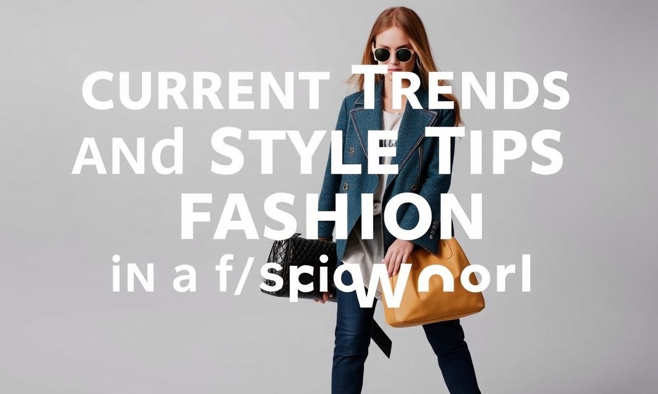 Moda Dünyasında Güncel Trendler ve Stil İpucları