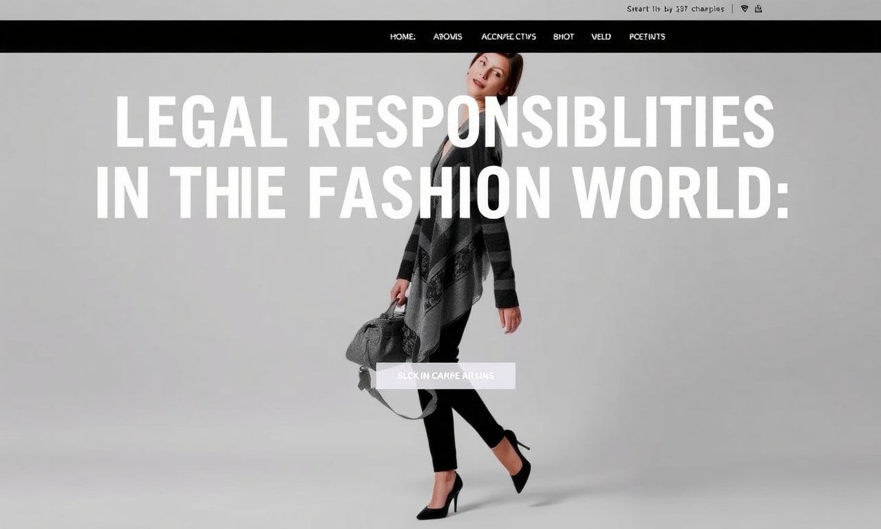Moda Dünyasında Hukuki Sorumluluklar: Stilinizi Koruyun
