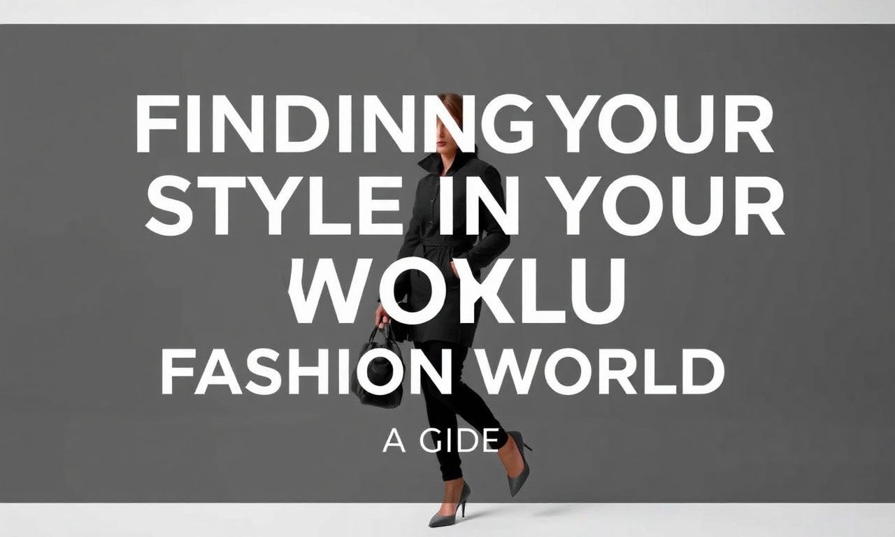 Moda Dünyasında Kendi Stilinizi Bulmak: Bir Rehber