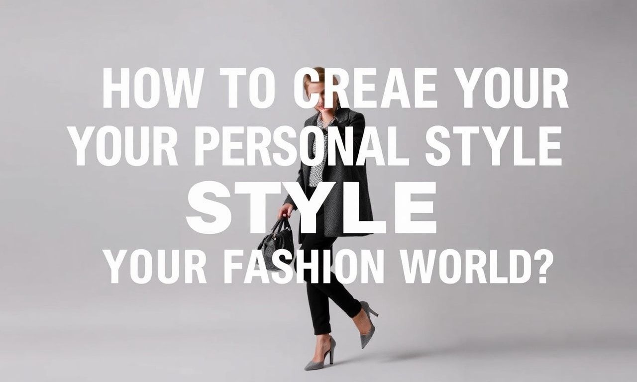 Moda Dünyasında Kişisel Stilinizi Nasıl Yaratırsınız?