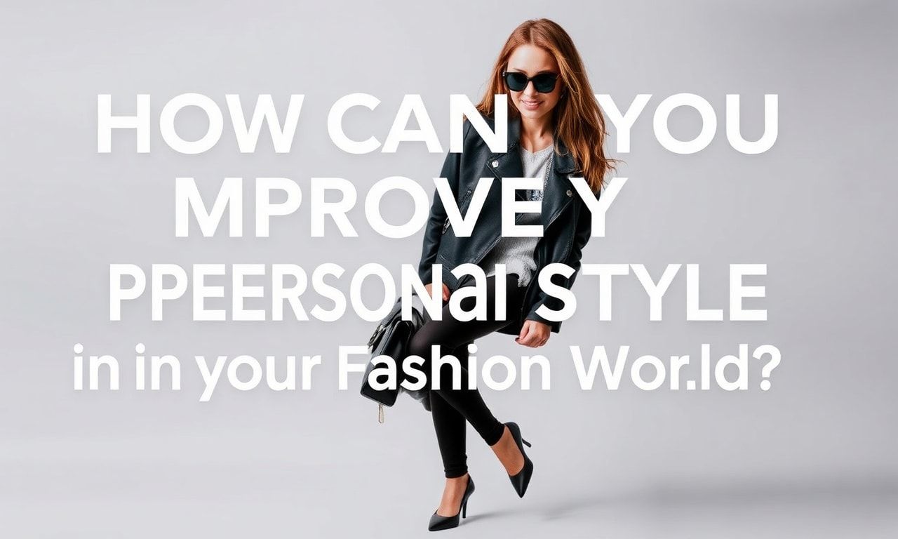 Moda Dünyasında Kişisel Stilinizi Nasıl İyileştirebilirsiniz?