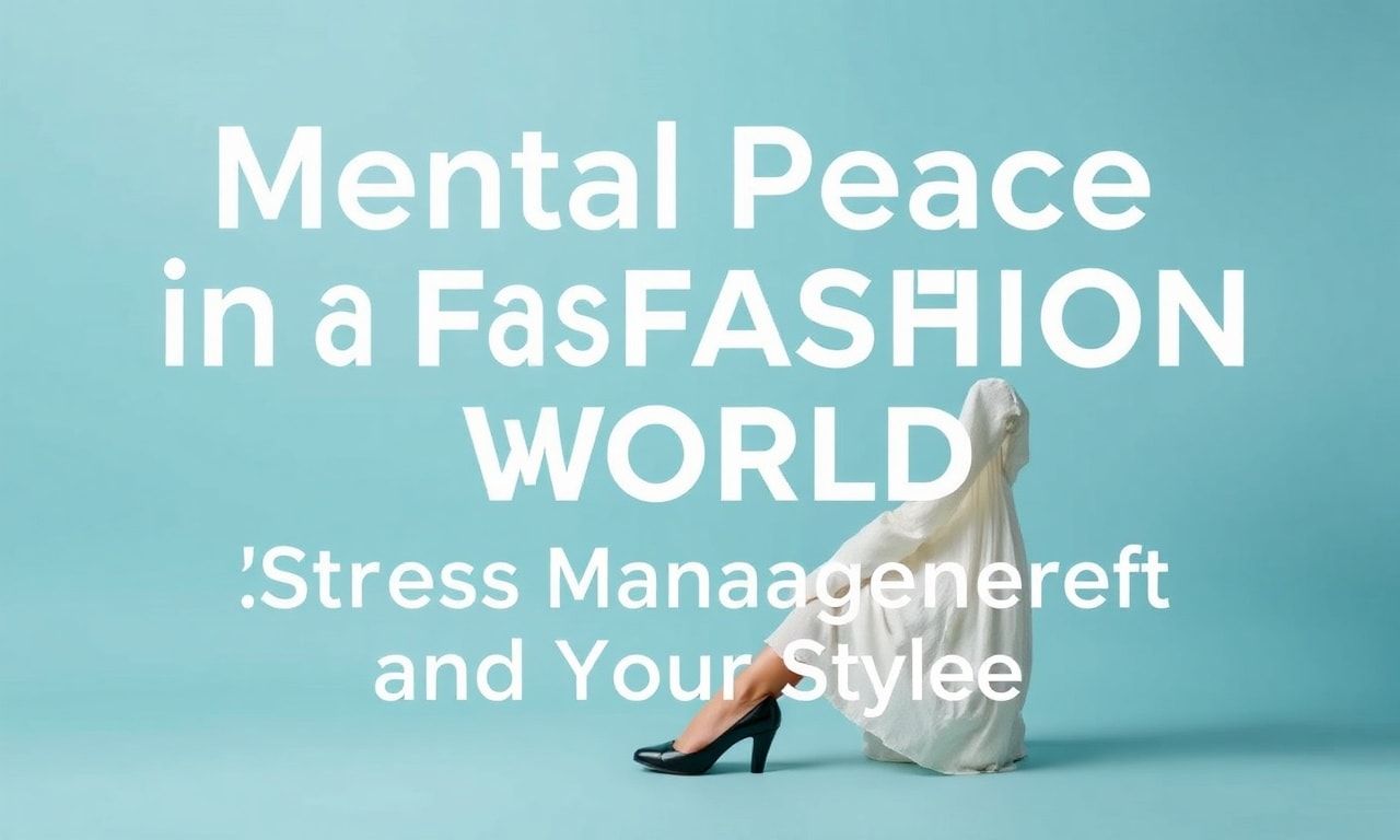 Moda Dünyasında Ruhsal Barış: Stres Yönetimi ve Stilinizin Arasında Bir Denge