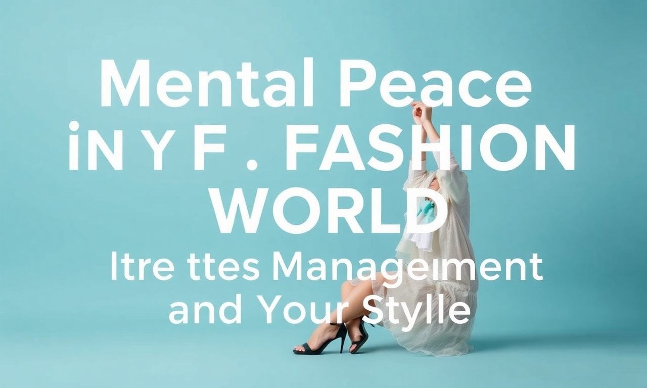Moda Dünyasında Ruhsal Barış: Stres Yönetimi ve Stilinizin Arasında Bir Denge