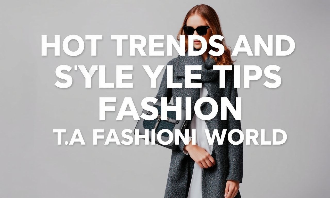 Moda Dünyasında Sıcak Trendler ve Stil İpuçları
