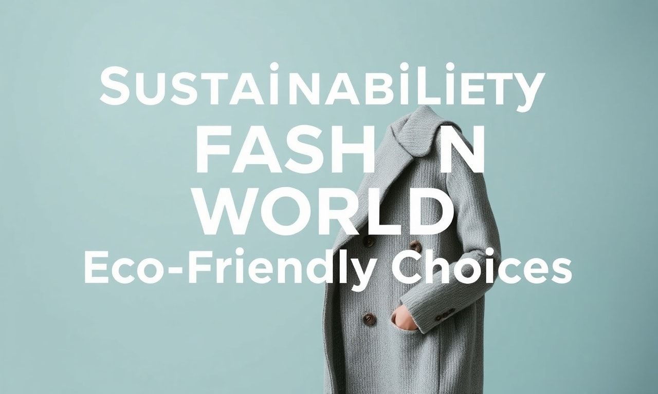 Moda Dünyasında Sürdürülebilirlik: Çevre Dostu Tercihler