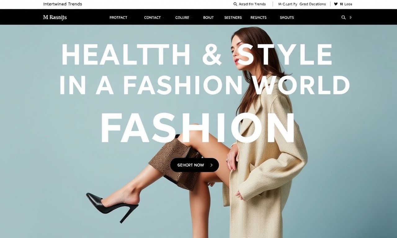 Moda Dünyasında Sağlık ve Stil: Birbirini Takip Eden Trendler