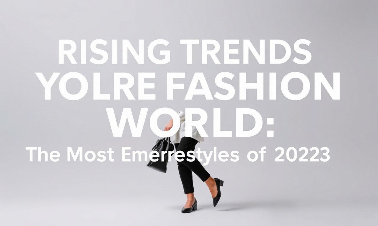 Moda Dünyasında Yükselen Trendler: 2023'in En Çıkış Yapan Stilleri