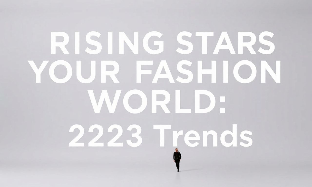 Moda Dünyasında Yükselen Yıldızlar: 2023 Trendleri