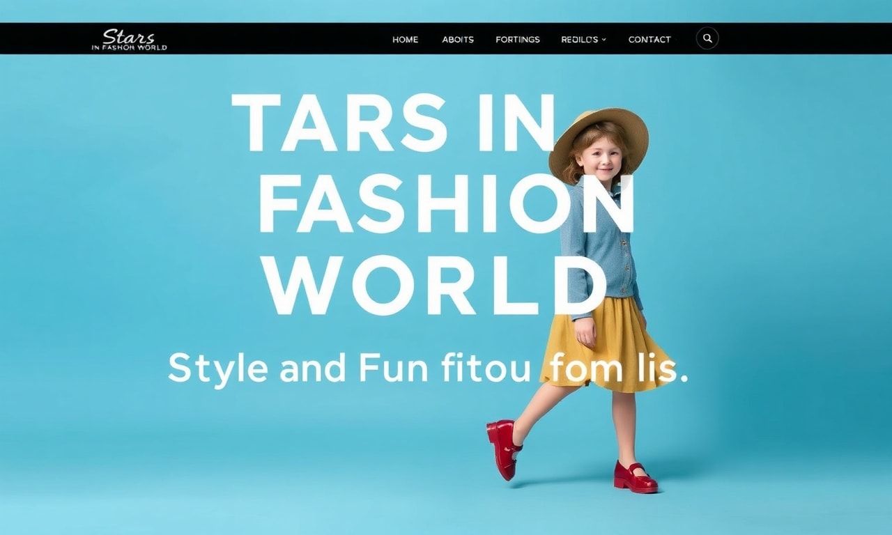 Moda Dünyasında Yıldızlar: Çocuklar İçin Stilip ve Eğlence