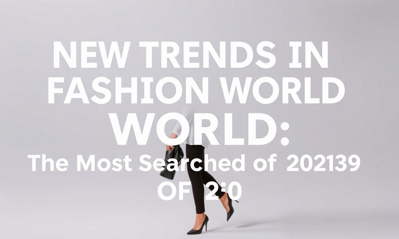 Moda Dünyasında Yeni Trendler: 2023'ün En Çok Aranan Stilleri