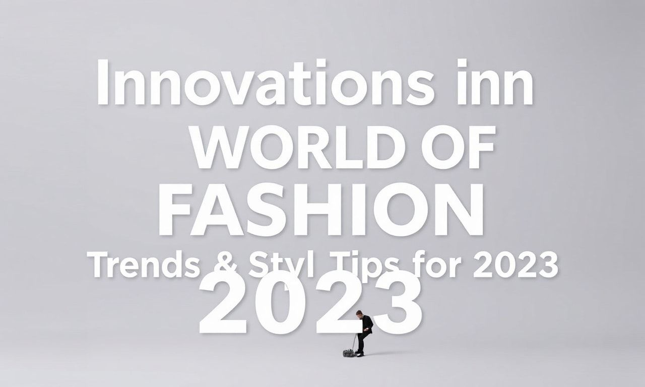 Moda Dünyasında Yenilikler: 2023'in Trendleri ve Stil İpuçları