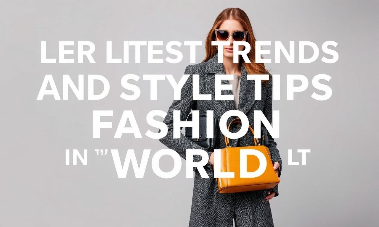 Moda Dünyasındaki En Güncel Trendler ve Stil İpucuları