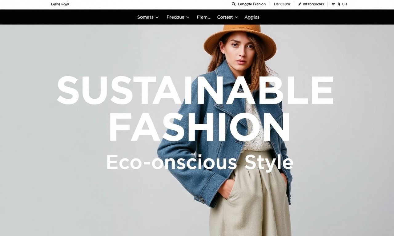 Sürdürülebilir Moda: Stilde Çevre Bilinci